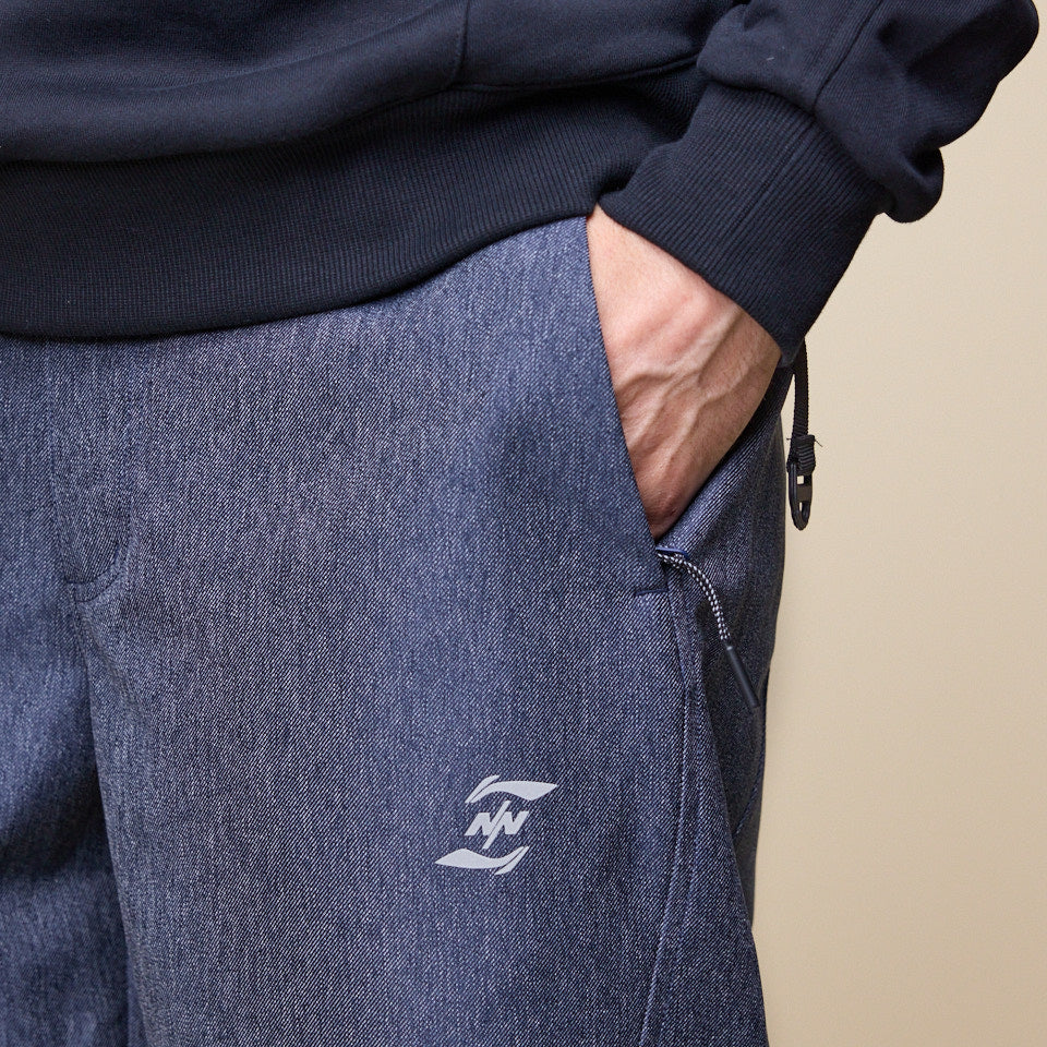 NINEpointNINE x LI-NING - Tiles 3L Shell Pants - Future Denim