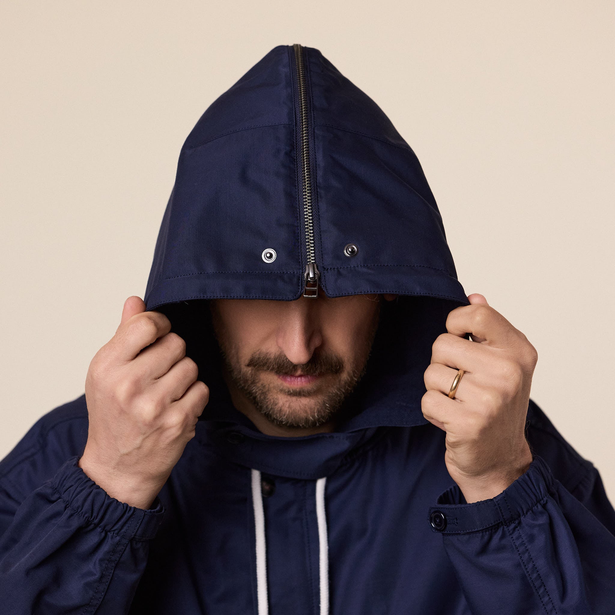 Nanamica - Nylon Twill Hooded Jacket - Navy