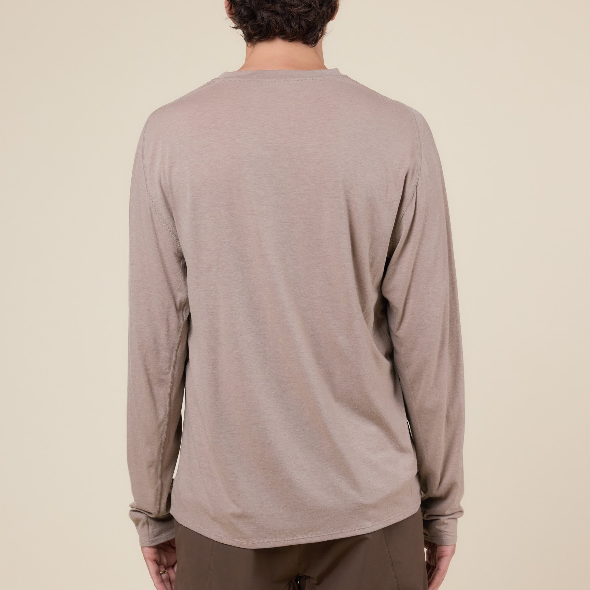 Portal - Drift Merino L/S T-Shirt - Desert Taupe