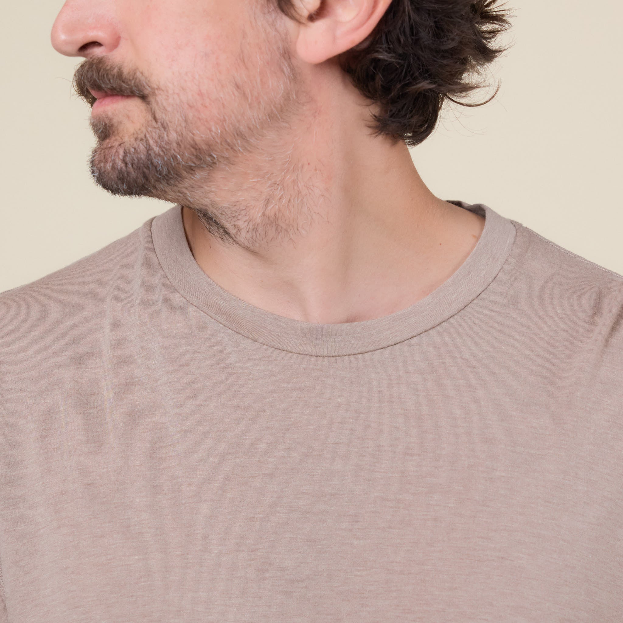 Portal - Drift Merino L/S T-Shirt - Desert Taupe