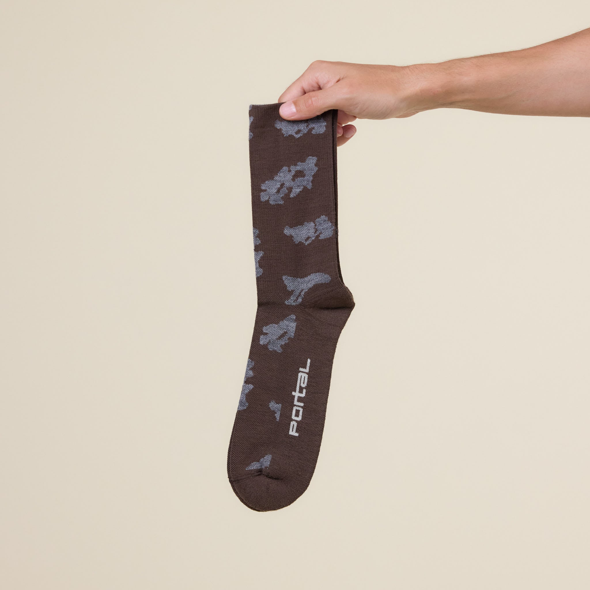Portal - Ritual Merino Sock - Slate Black (Brown)