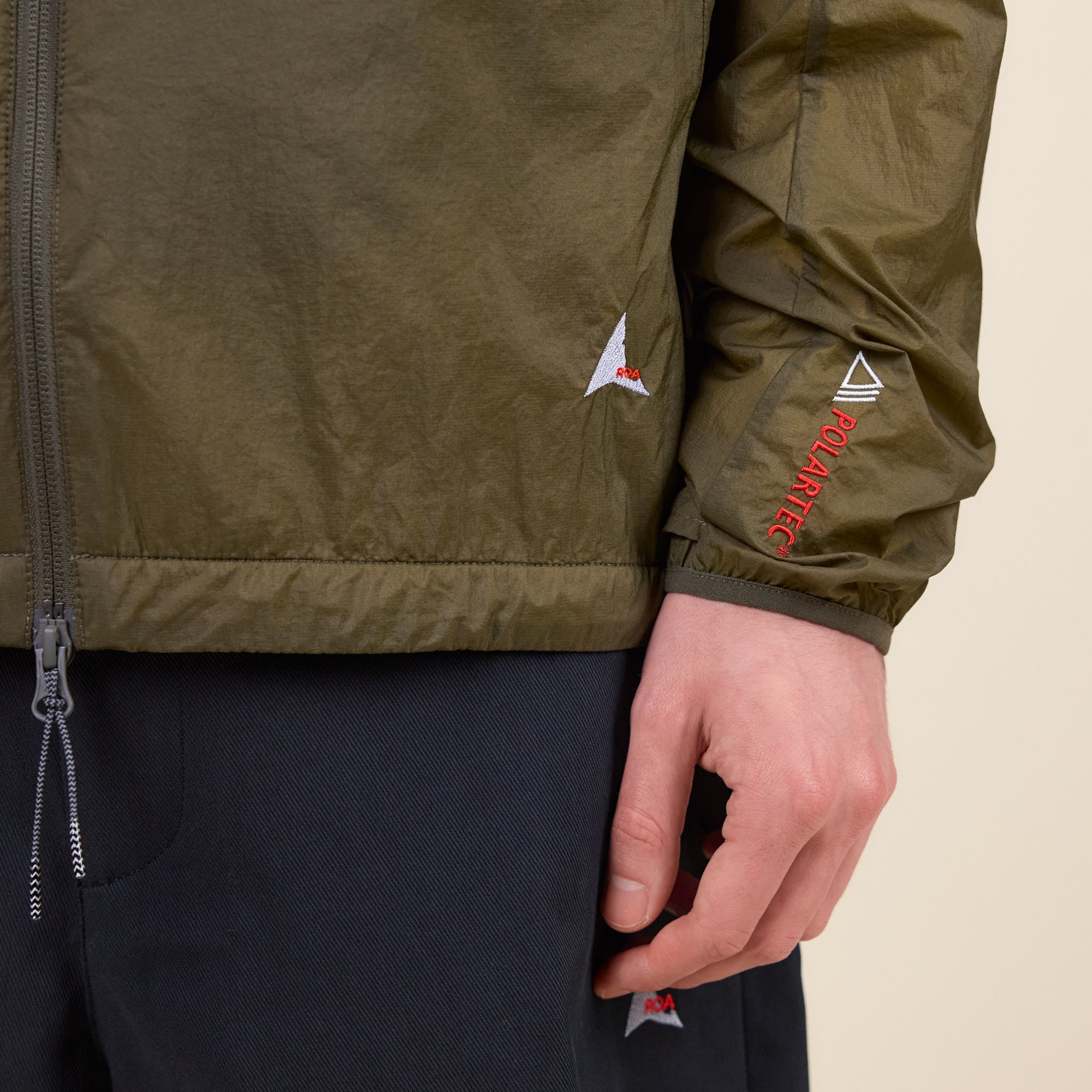 Roa Hiking - Lightweight Insulated Polartec Jacket - Dark Olive