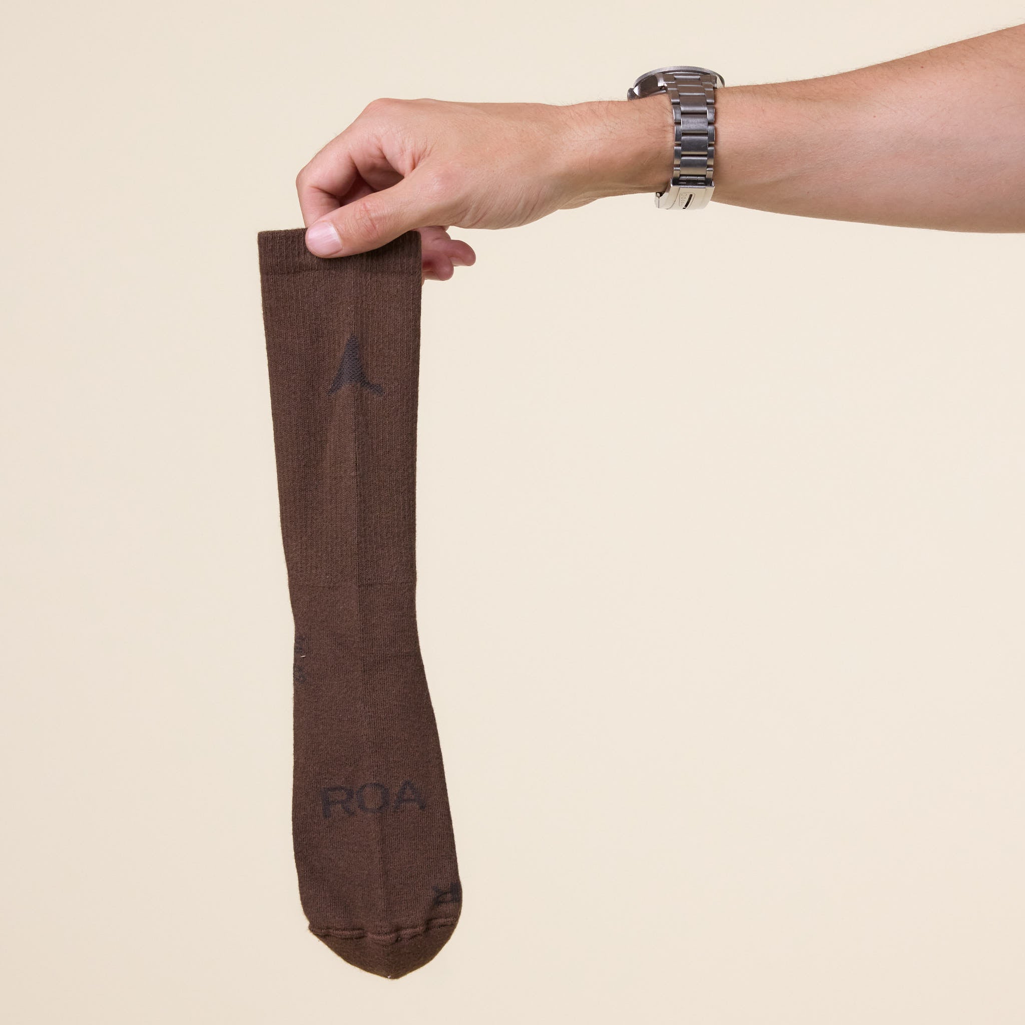 Roa Hiking - SS25 Logo Socks - Brown
