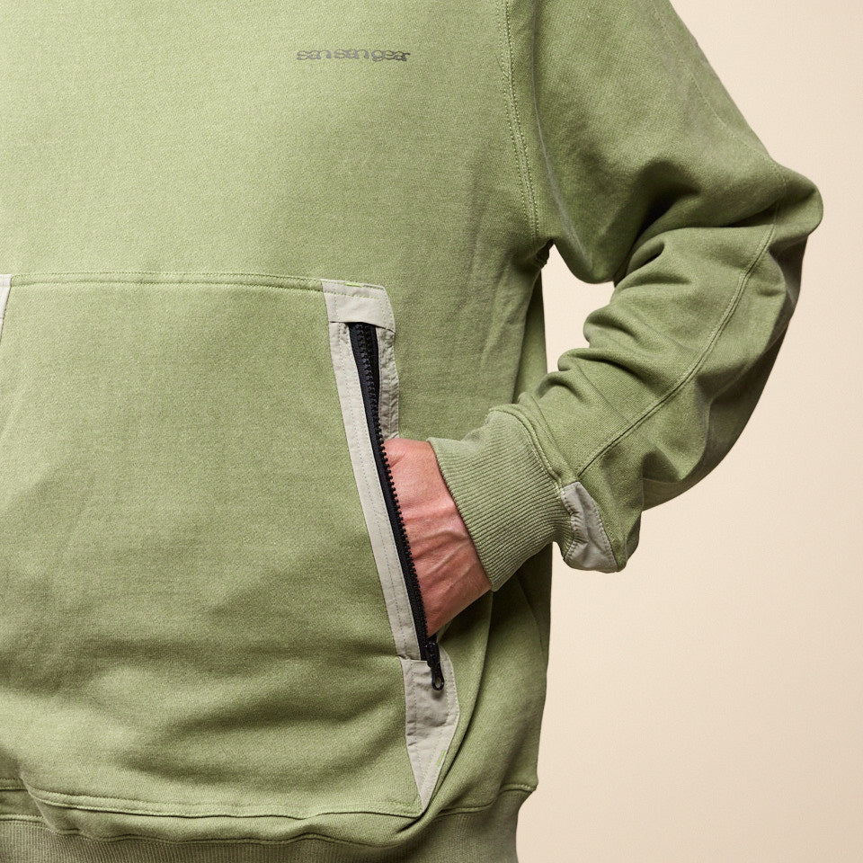 San San Gear - Zipper Pocket Hoodie - Green "SAN SAN gear stockists" "SAN SAN gear uk" "SAN SAN gear usa"