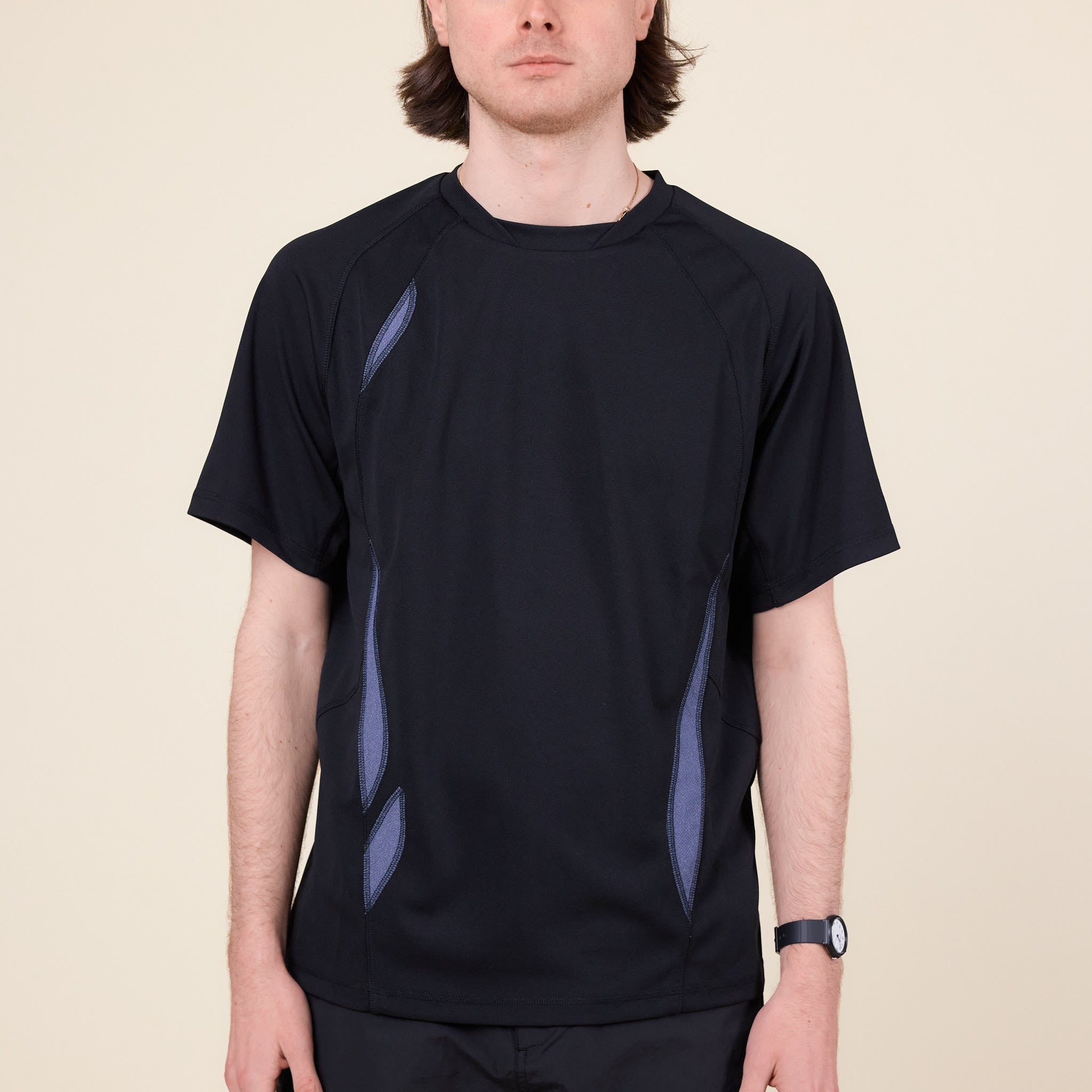 San San Gear - Flowing Panel T-Shirt - Black