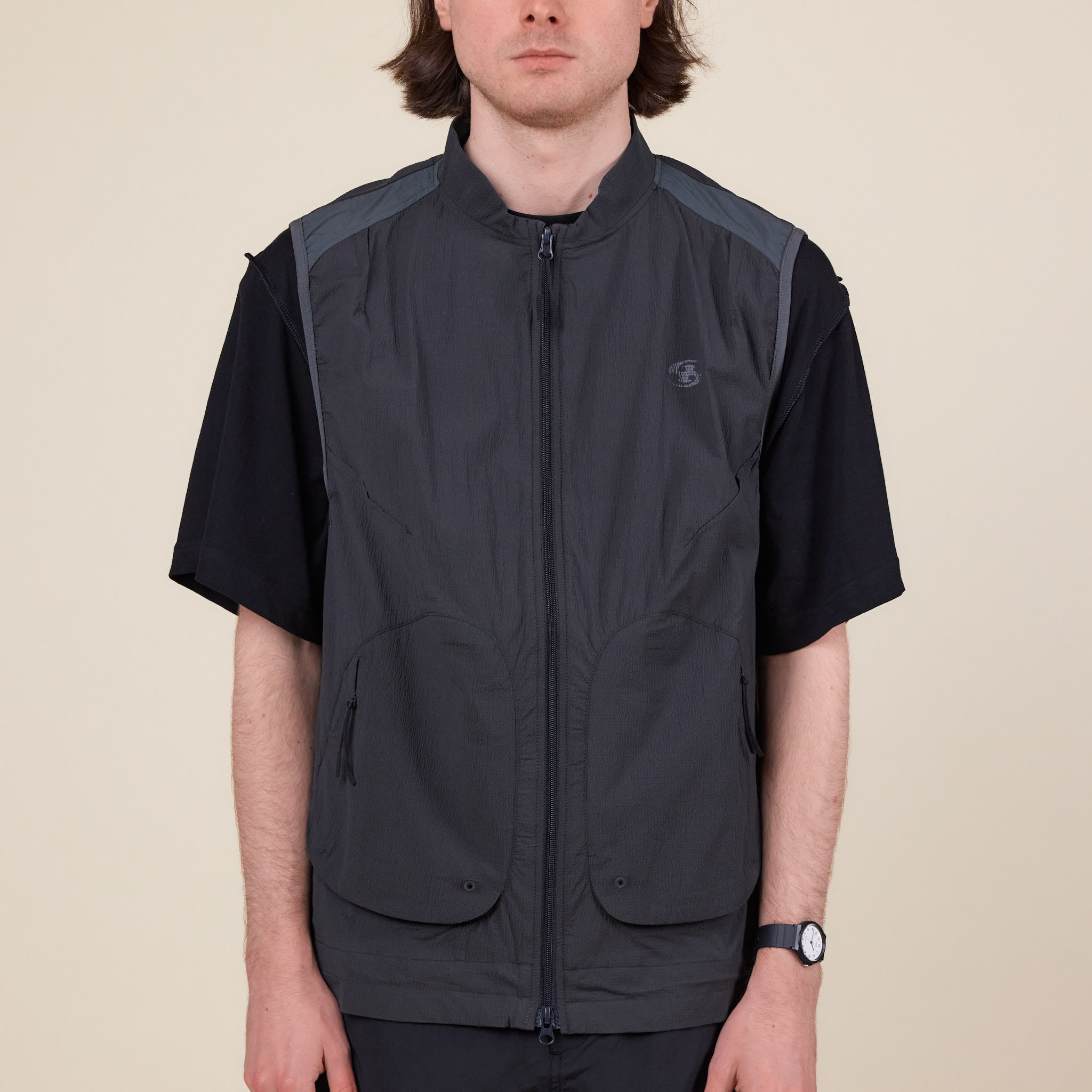 San San Gear - Terraface Vest Jacket - Charcoal