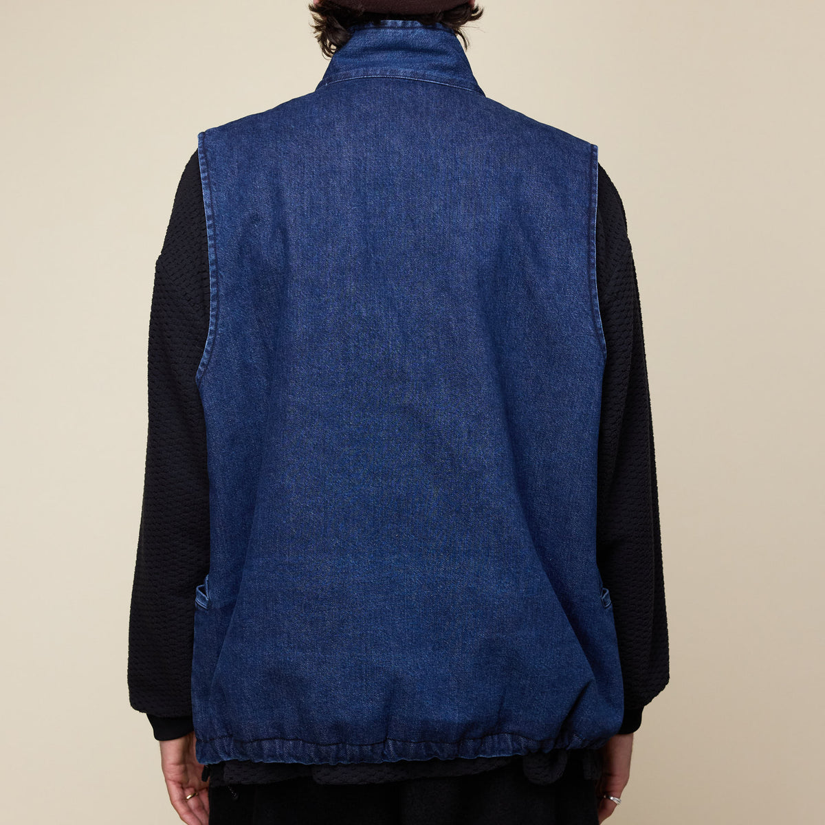S.F.C Stripes For Creative - Worker Denim Vest Jacket - Indigo 