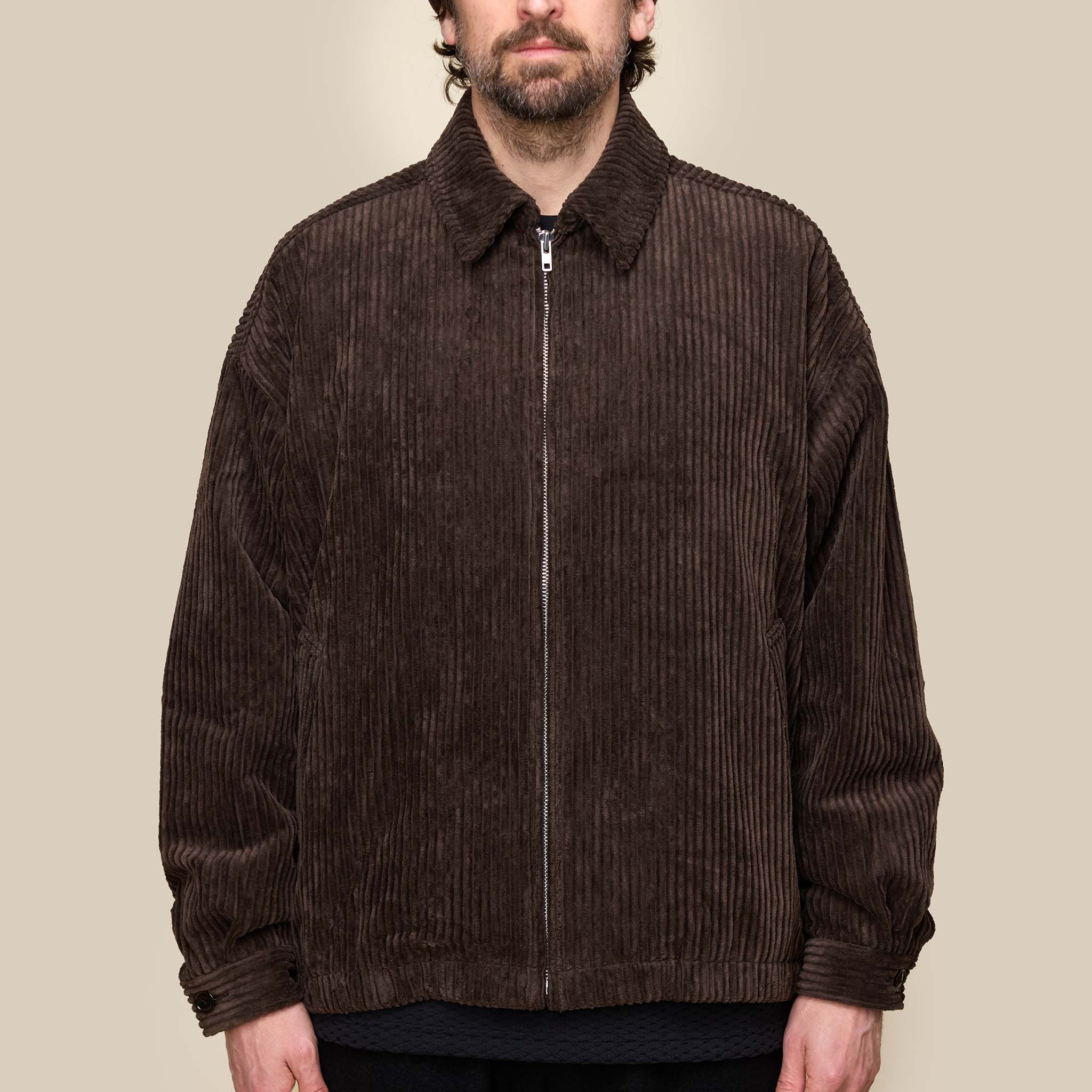 S.F.C Stripes For Creative - Corduroy Blouson Jacket - Brown