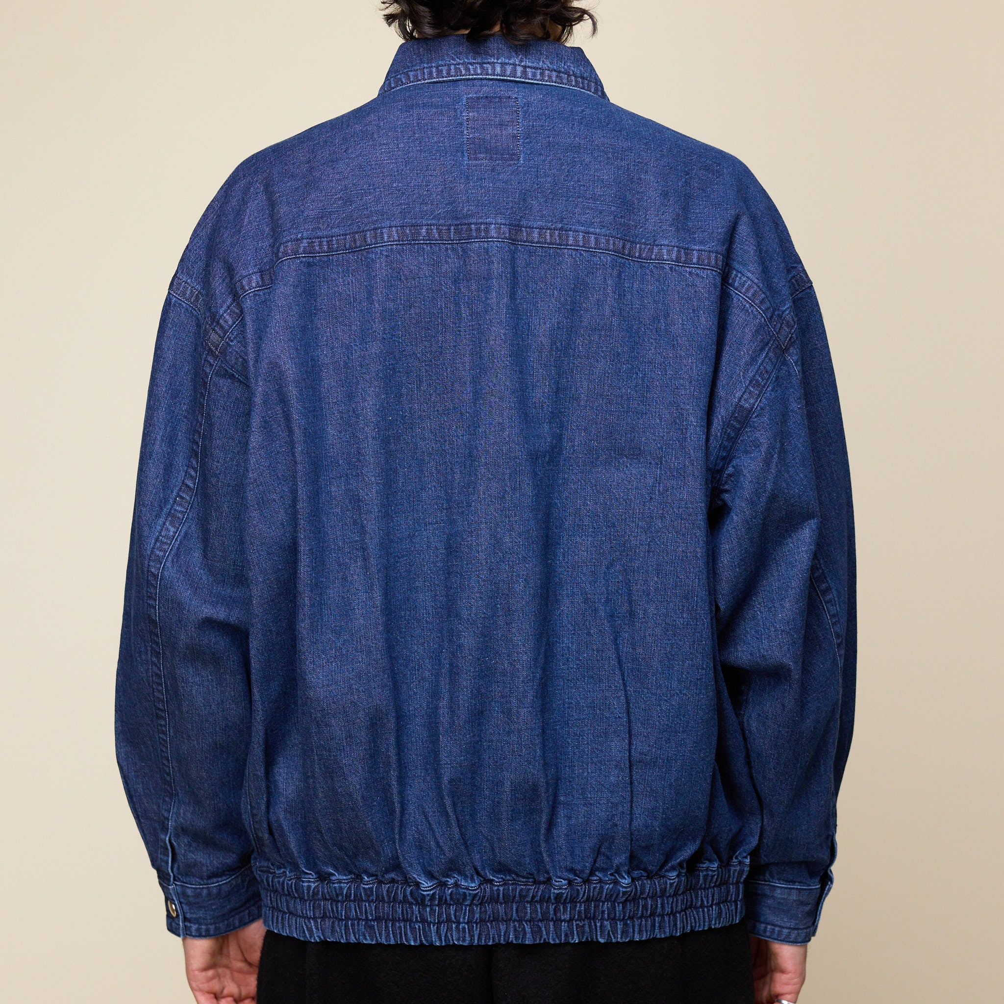 S.F.C Stripes For Creative - Washed Denim Blouson Jacket - Washed Blue