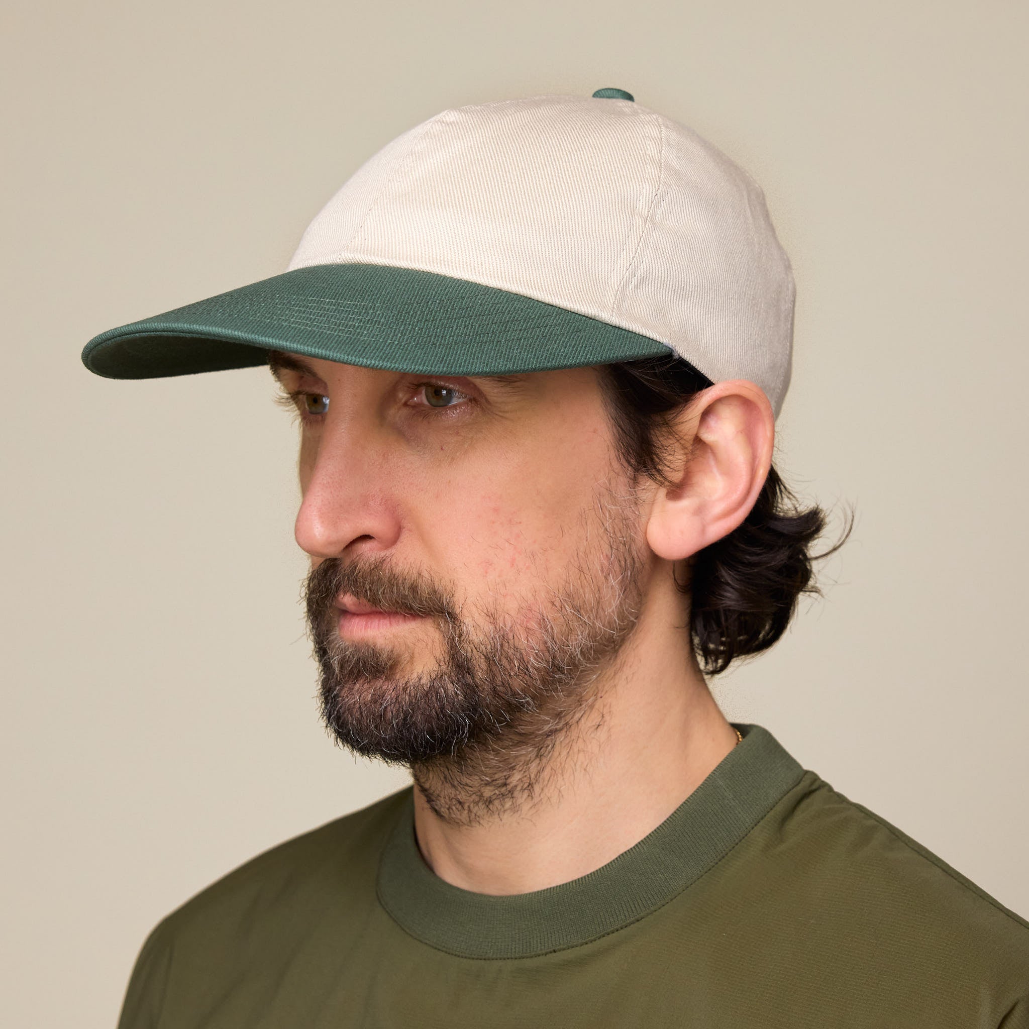 S.F.C Stripes For Creative - Simple Two Tone Cap - Sand/Green