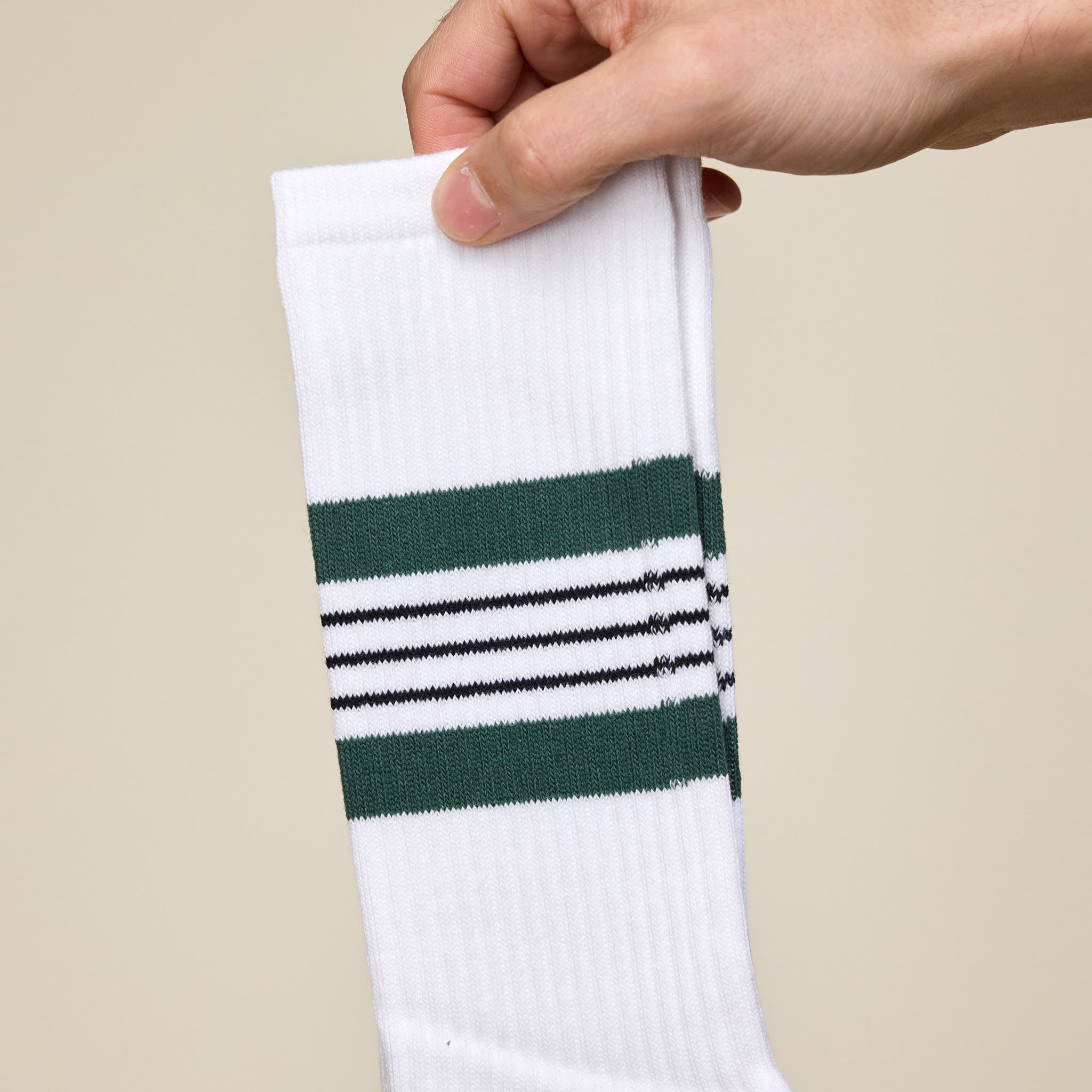 S.F.C Stripes For Creative - Side Stripe Socks - White Green