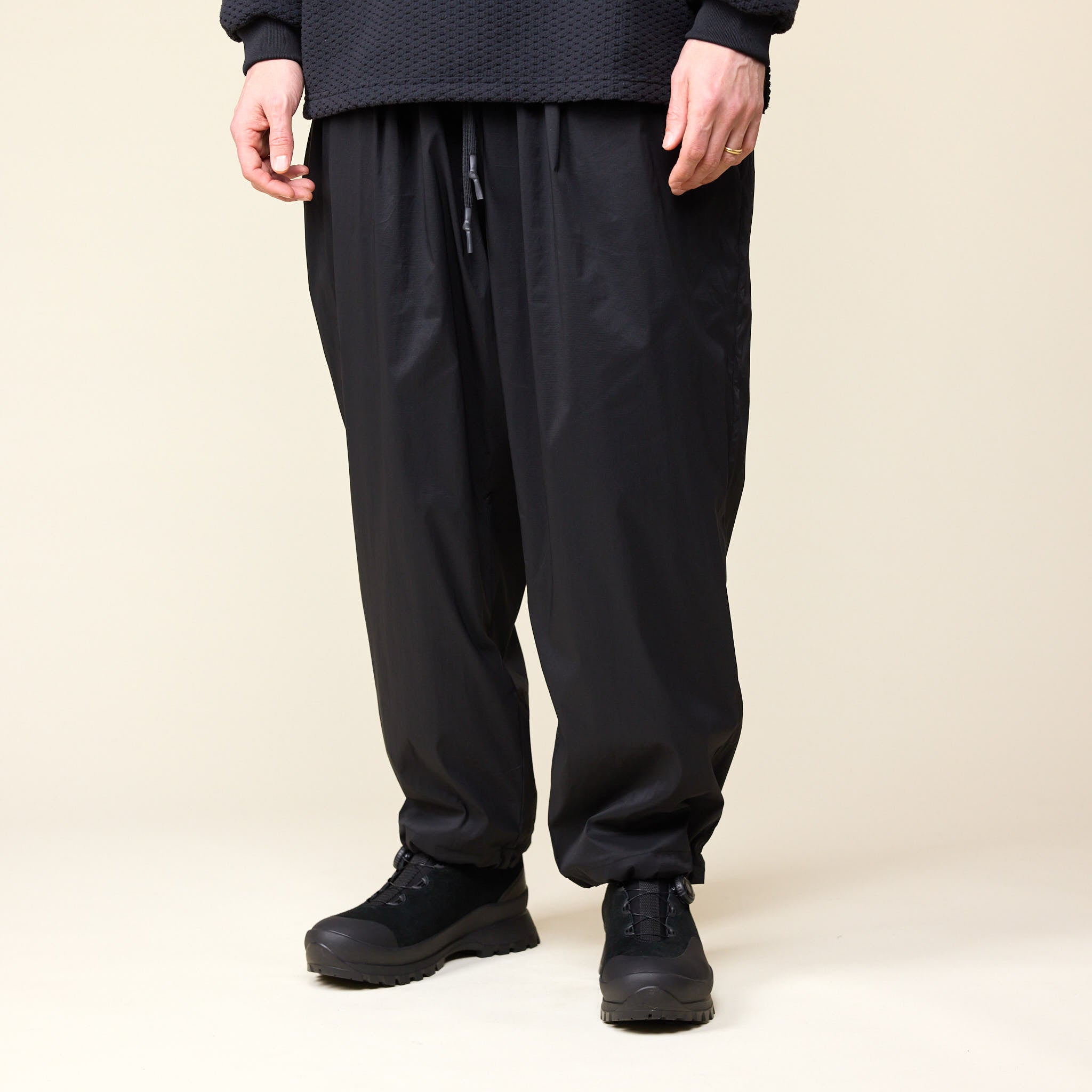 S.F.C Stripes For Creative - Sport Nylon Wide Pants - Black