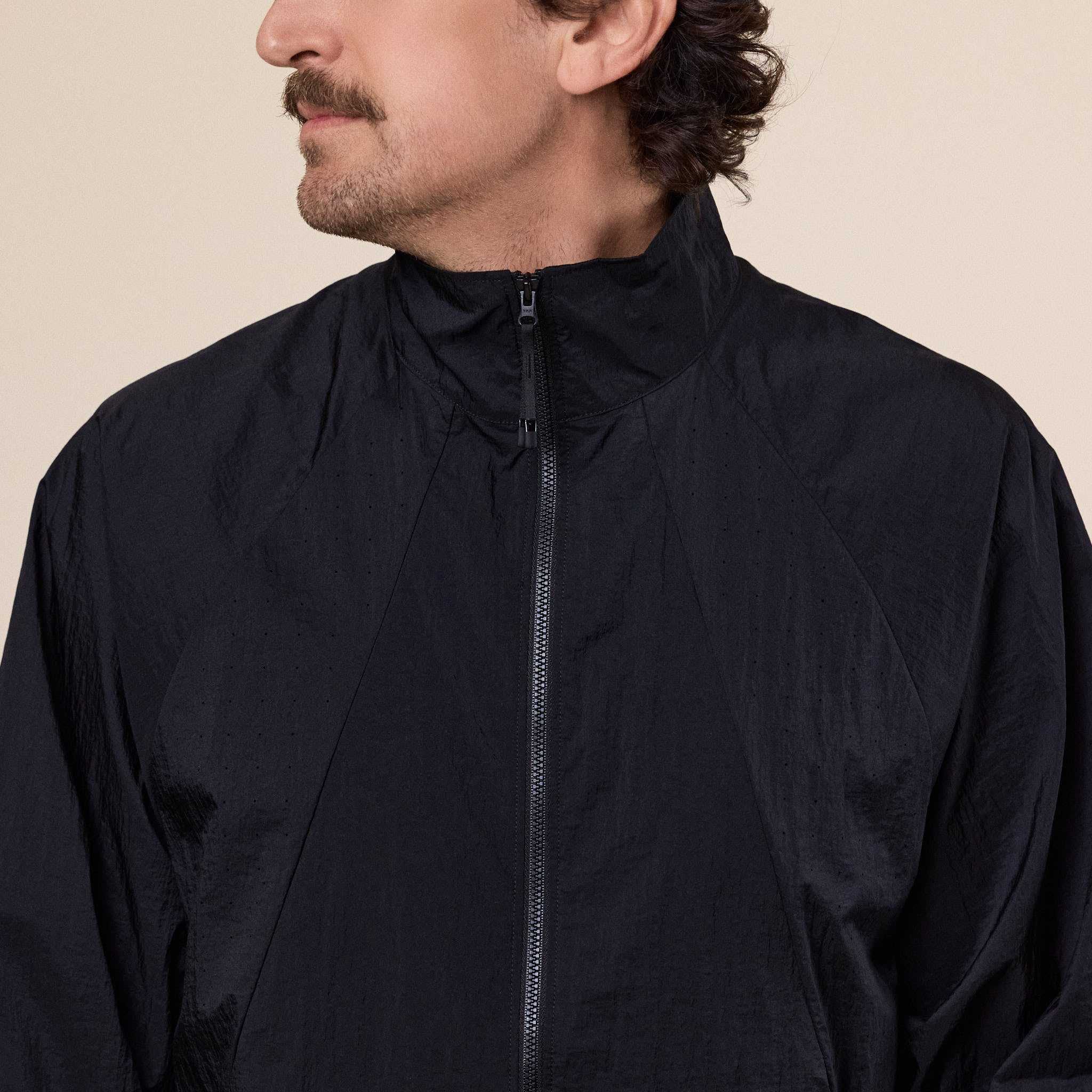 Goldwin - Sheer Nylon Wind Jacket - Black