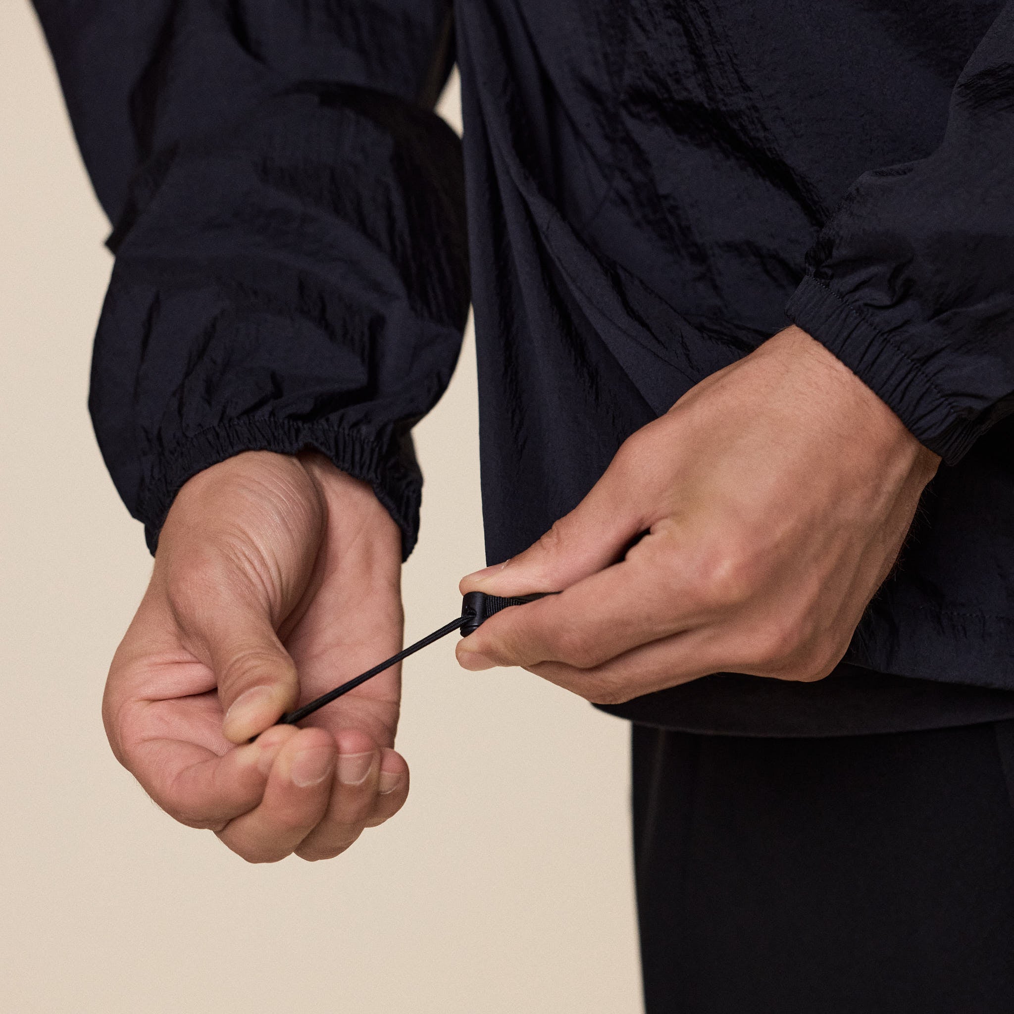 Goldwin - Sheer Nylon Wind Jacket - Black