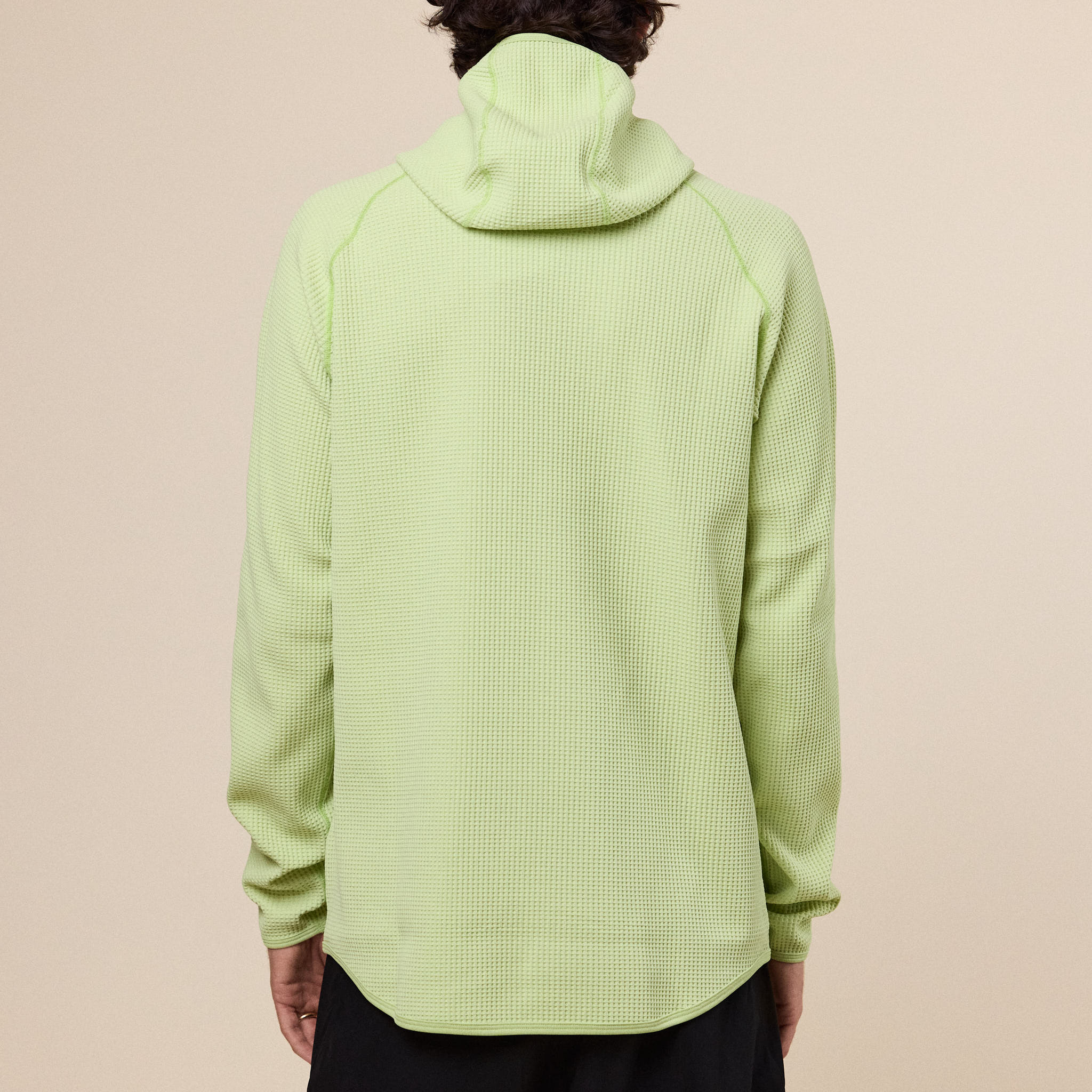 Goldwin - Waffle Long Sleeve Hoodie - Usuyanagi