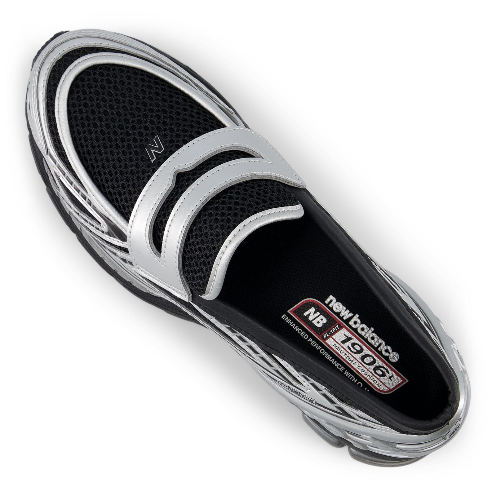 New Balance - 1906L Loafer Trainers - Silver Metallic / Black U1906LOC