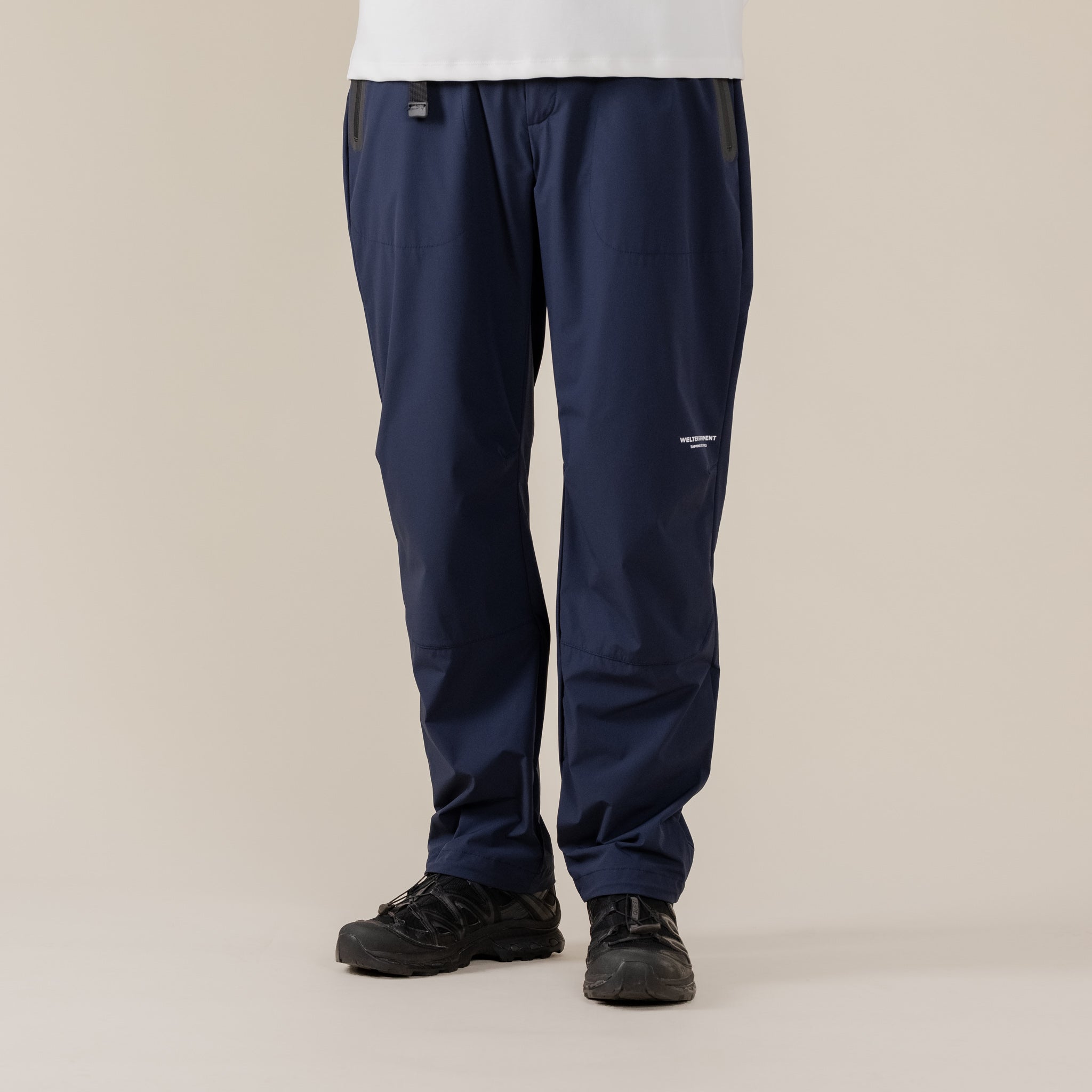 Welter Experiment - Rip Stop Trecking Pants WPL008 - Navy Blue Korean Outdoor Clothing Gorp Gorpcore UK Stockist