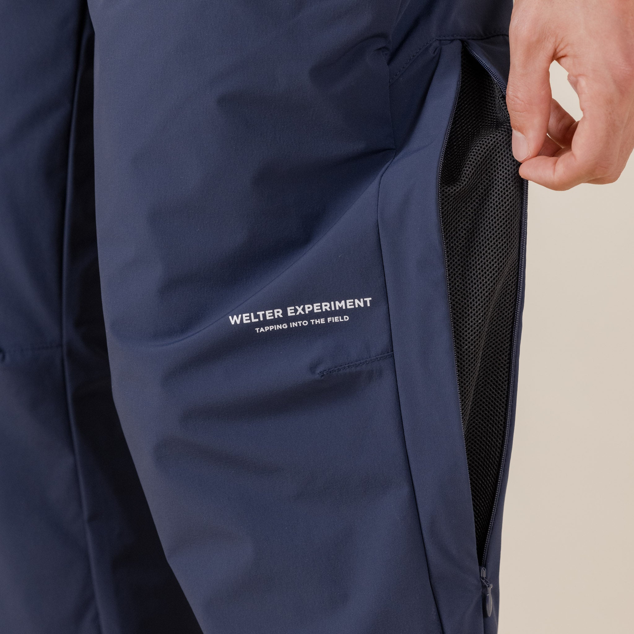 Welter Experiment - Rip Stop Trecking Pants WPL008 - Navy Blue Korean Outdoor Clothing Gorp Gorpcore UK Stockist