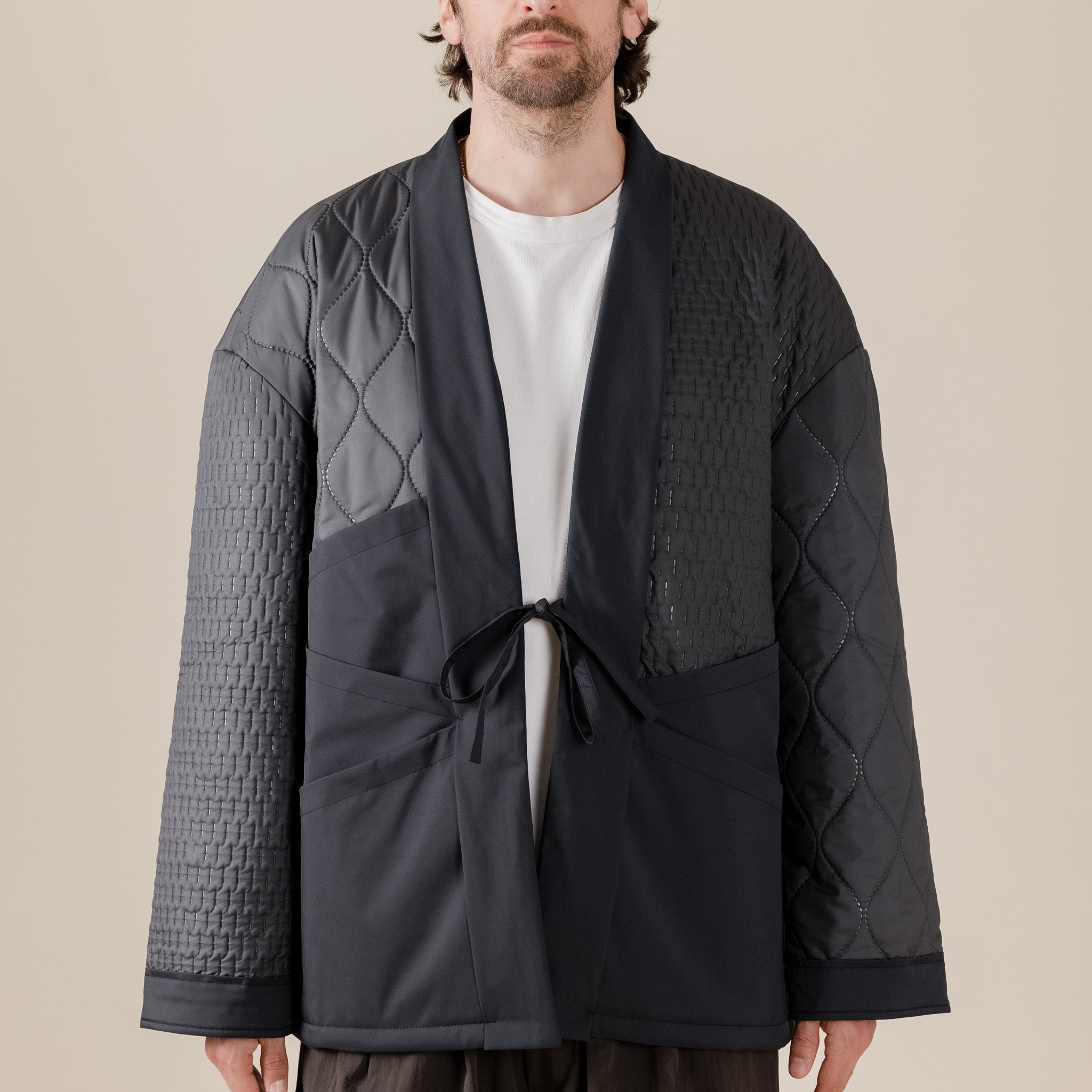 Oqliq - Origami Smawarm Kimono Jacket - Black Oqliq UK USA Stockist