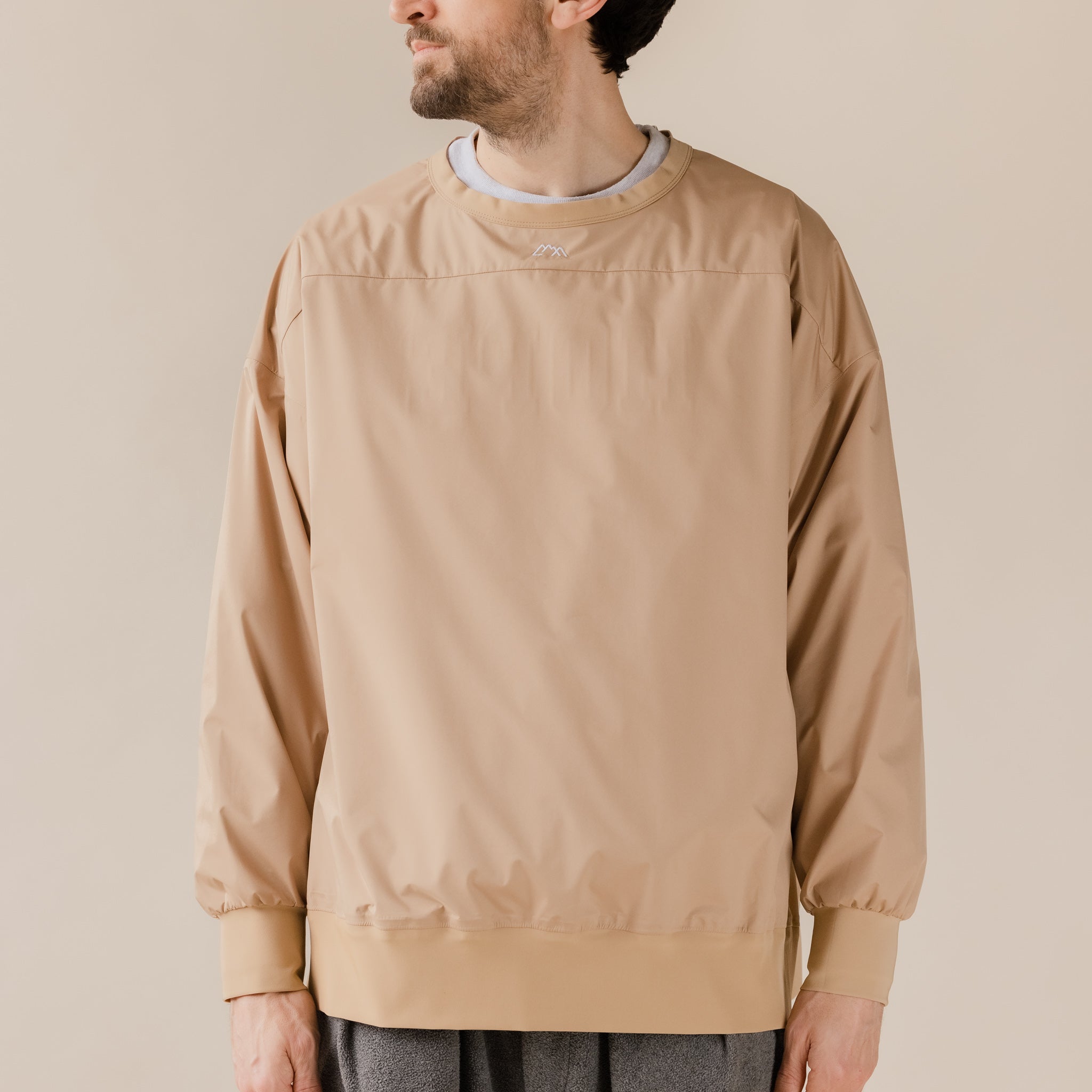 CMF Comfy Outdoor Garment - RW Crew 3 Layer Sweatshirt - Beige UK Stockist Waterproof Best Price