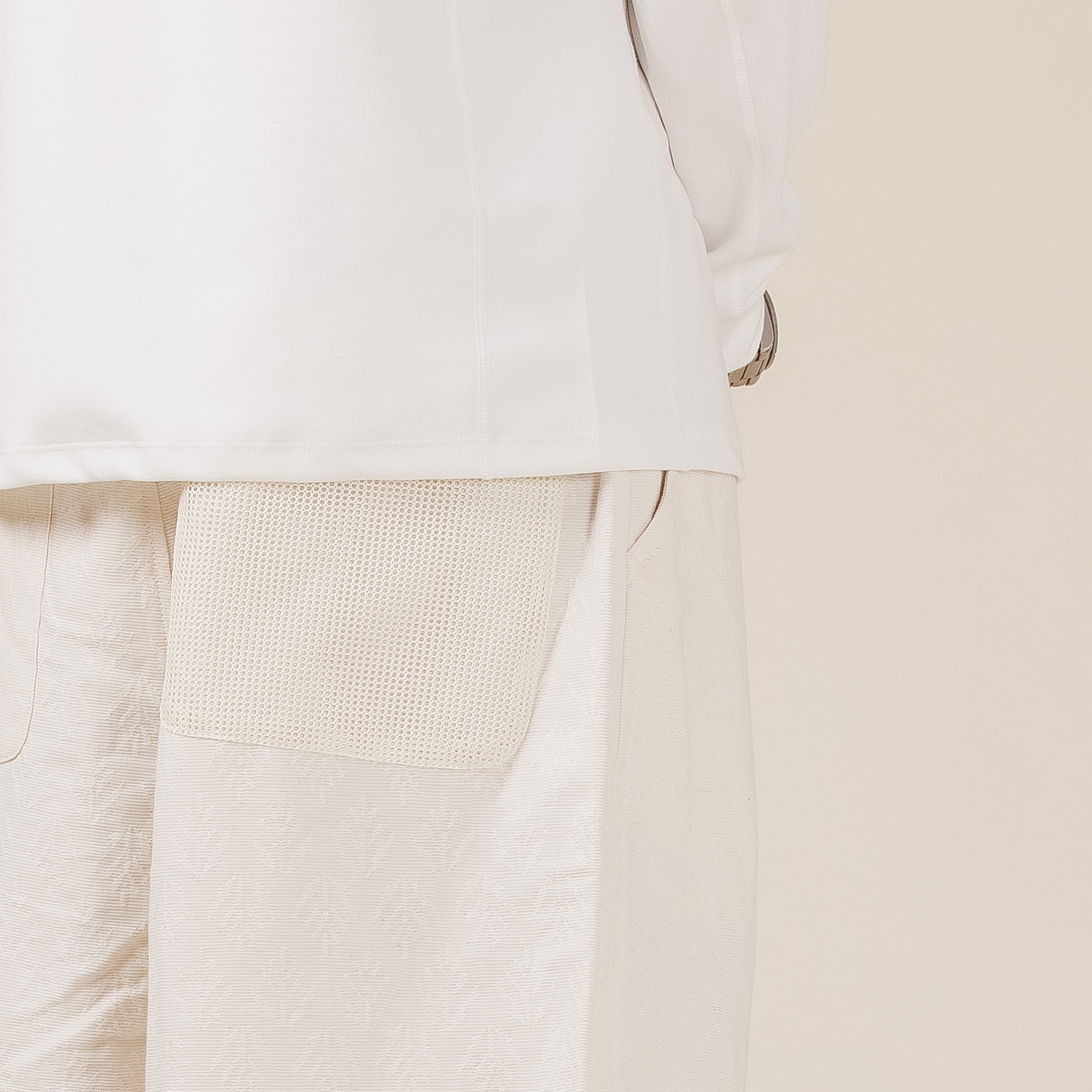 Merely Made - Plant Jacquard Wide Shorts - Cream "merely made stockists" "merely made SS23" "merely made best price"