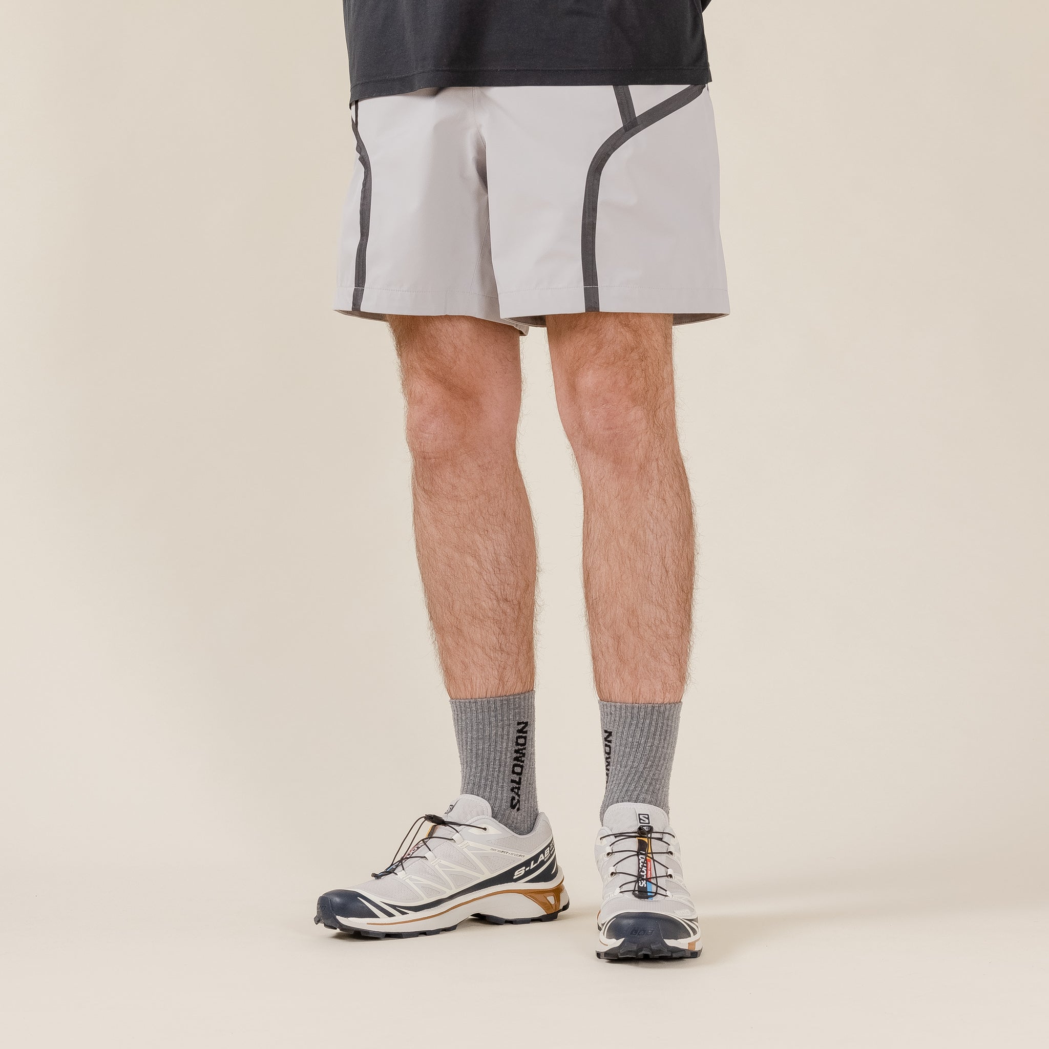 Welter Experiment - WSP001 Seam Sealed 3Layer Shorts - Grey "welter experiment stockists" "welter experiment uk" "welter experiment korea"