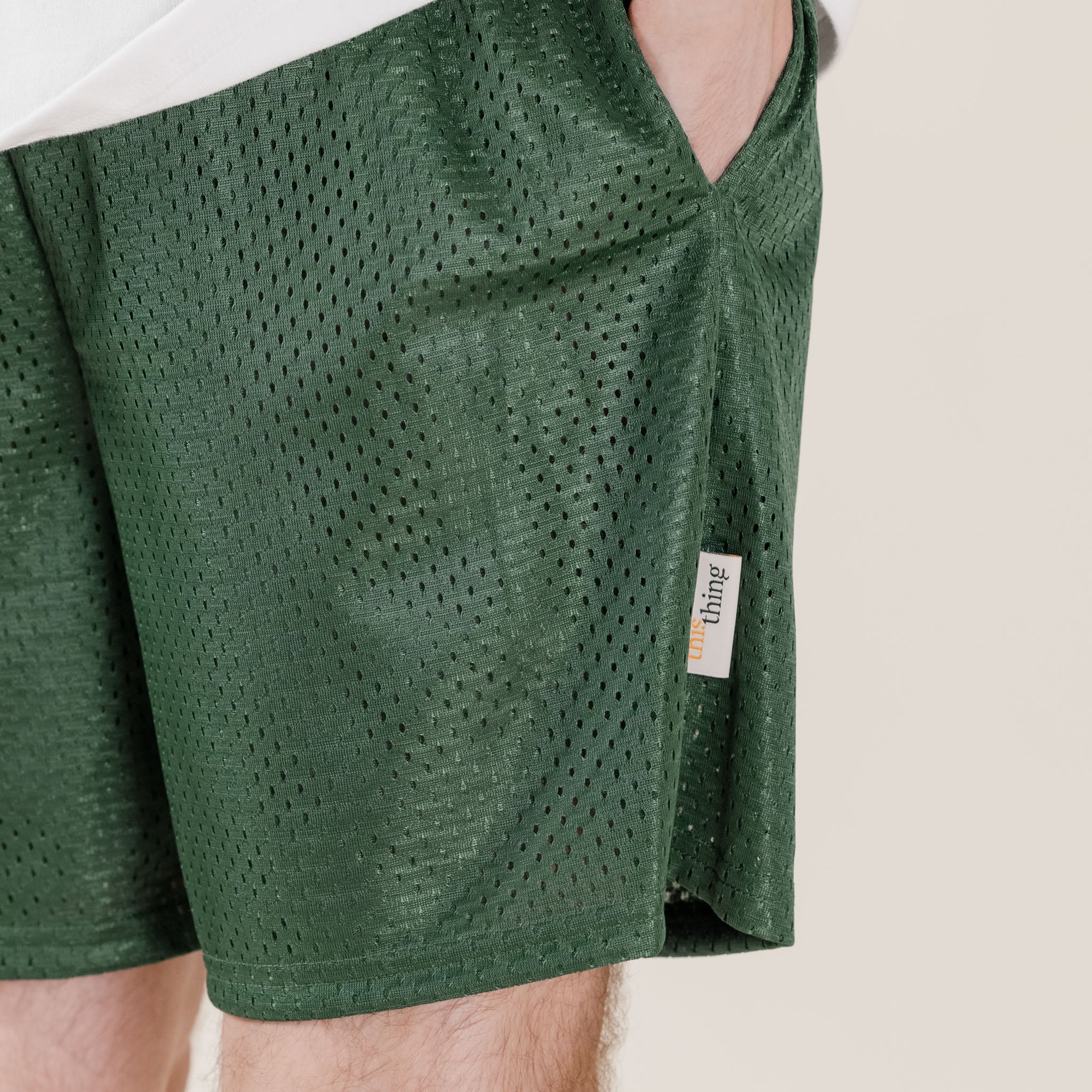 This Thing - Made in USA Mesh Shorts - Forest Green Basketball Mesh Shorts